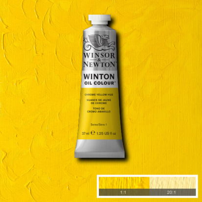 Масляная краска "Winton", оттенок желтый хром 37мл
